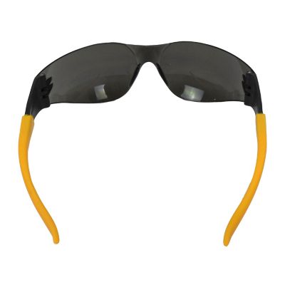 Image showing  Protector Safety Glasses, Multicolor Frame, Smoke Lens