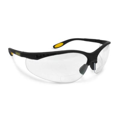 Image showing  Reinforcer Safety Glasses with 2 Magnifier Reader Lenses, Multicolor Frame, Clear Lens