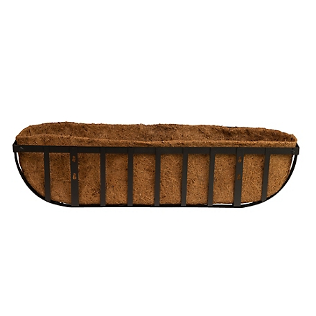 Gilbert & Bennett Metal Mission Style Horse Trough Planter, 30 in.