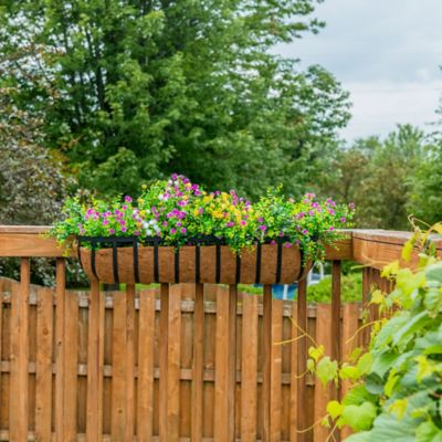 Image showing Gilbert & Bennett Metal Mission Style Horse Trough Planter, 30 in.