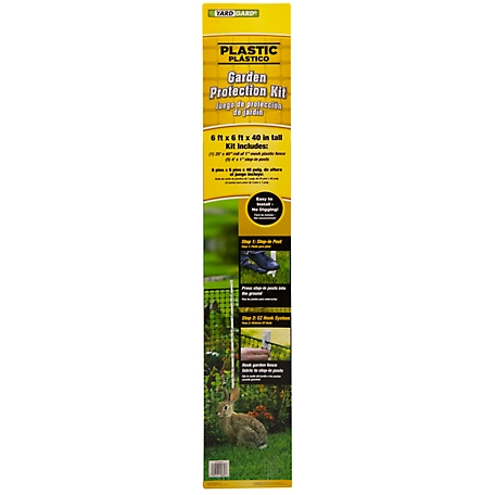 YARDGARD 40 in. x 25 ft. Garden Fence with Step-In Post
