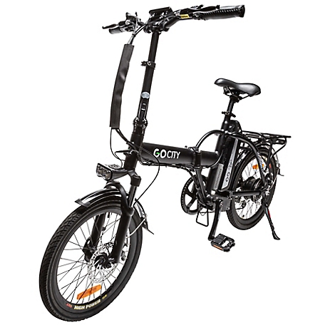 GoPowerBike Unisex 16 in. GoCity Foldable Electric Bike, 6 Speed