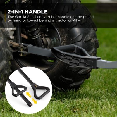 Image showing 11 th Gorilla Carts 12 cu. ft. 1,600 lb. Capacity Poly Dump Cart