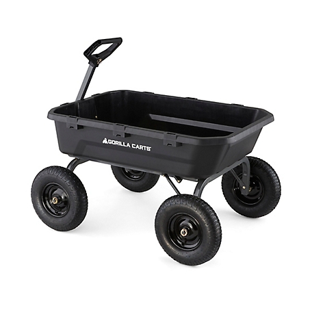 GroundWork 12 cu. ft. 1,400 lb. Capacity Heavy-Duty Steel Utility Cart at  Tractor Supply Co.