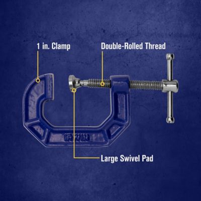 Image showing  1 in. 100 Series C-Clamp