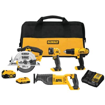 DeWALT Cordless 20V 4 Tool Combo Kit at Tractor Supply Co