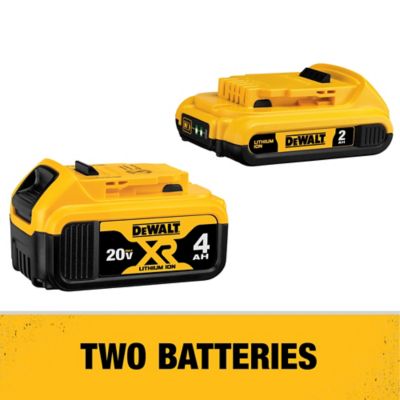 Image showing 6 th DEWALT Cordless 20V Combo Tool Kit, 4 pc.