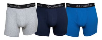 Buy Performance Cotton / Stretch Solid Boxer Brief Pack of 3 for Men Online  at Columbia Sportswear