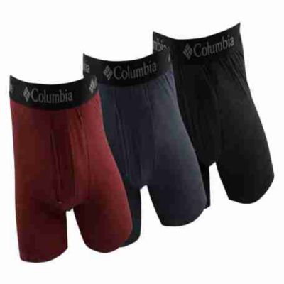 Columbia Men's 3-Pairs Stretch Boxers Trunks Underwear