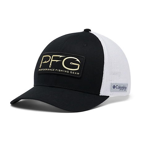 Columbia PFG Hat Performance Fishing Gear Hat Unisex L/XL Mesh Trucker Hat  As Is 