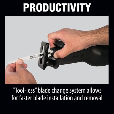 Image showing 6 th Makita 18V LXT Cordless Lithium-Ion Reciprocating Saw, 1-1/4 in. Stroke Length