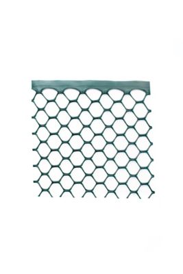 Image showing  25 ft. x 4 ft. Plastic Poultry Fence Chicken, Green, 0.75 in. Mesh