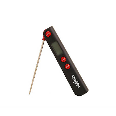 Char-Griller Folding Probe Thermometer, Accurate Up to 500 Degrees F