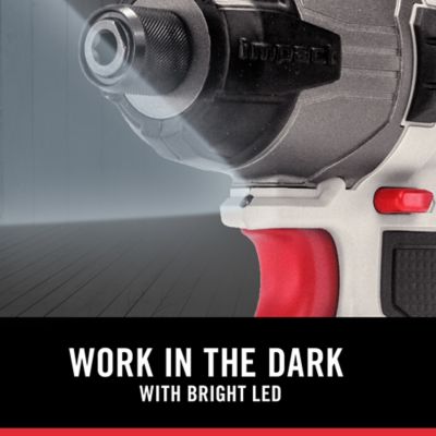 Image showing  20V 1/4 in. Cordless Impact Driver Kit with 2 Batteries