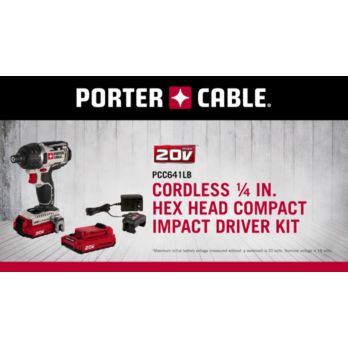 Porter cable impact driver not online working