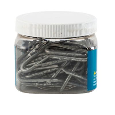 Image showing  1-3/4 in. Double Barbed Fence Staples, 75-Pack