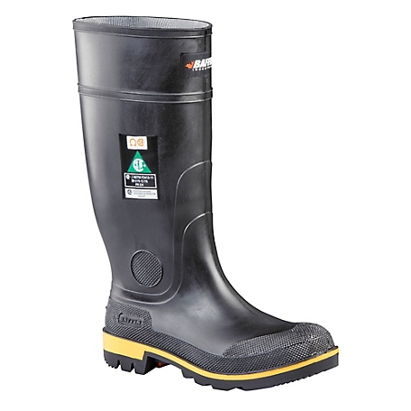 Men's Baffin Maximum 15 inch Gel Safety Toe and Plate Boot, Black
