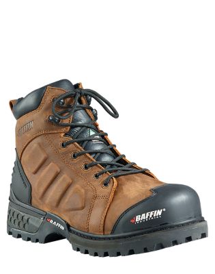 Baffin Men's Monster Steel Toe And Plate Lace-Up Leather Work Boots, 6 In.