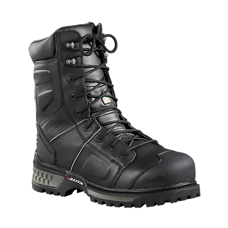 Baffin Men's Monster Steel Toe and Plate Lace-Up Leather Work Boots, 8 in.