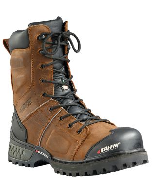 Baffin Men's Monster Steel Toe And Plate Lace-Up Leather Work Boots, 8 In.