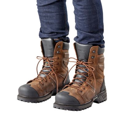 Image showing 5 th Baffin Men's Steel Toe Monster and Plate Lace-Up Leather Work Boots, 8 in.
