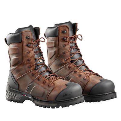 Image showing 6 th Baffin Men's Steel Toe Monster and Plate Lace-Up Leather Work Boots, 8 in.