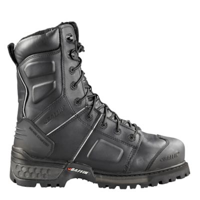 Image showing  Men's Steel Toe Monster Internal and Plate Lace-Up Leather Work Boots with Internal Met Guard