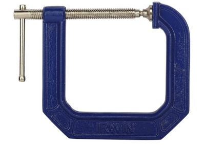 Irwin 3 in. x 4-1/2 in. Deep Throat C-Clamp