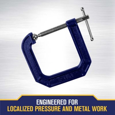 Image showing  3 in. x 4-1/2 in. Deep Throat C-Clamp