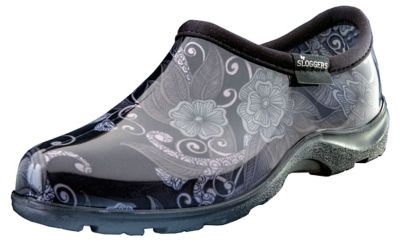 Sloggers Women's Garden Shoes, Modern Floral Black