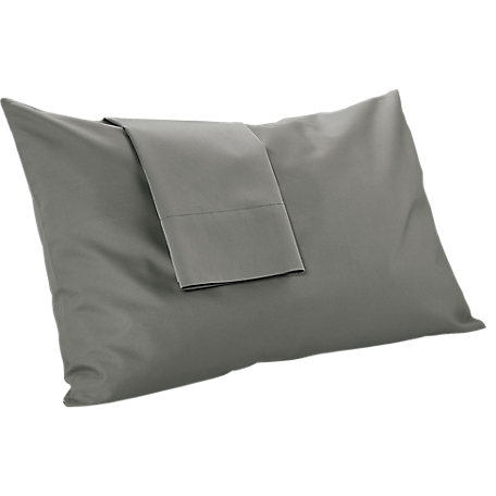 MyPillow Giza Pillowcase Set, Queen, Dark Gray