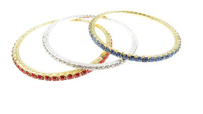 Buddy G's Patriotic Bangle Bracelets, 3-Pack