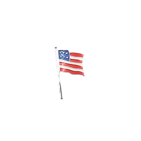 Buddy G's Unisex Small Epoxy Red/White/Blue American Flag Pin