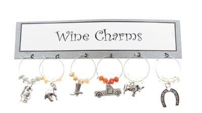 Buddy G's Life on the Farm Wine Charms, 6 pc.