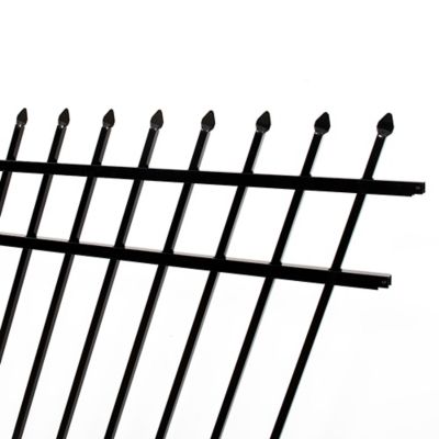 Image showing  6 ft. x 4 ft. Athens Pressed Spear Aluminum Fence Panel