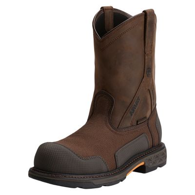 Ariat OverDrive 8 Inch Wide Square Toe Waterproof Work Boots Size 10.5D Men Farm Ariat Men main image 2