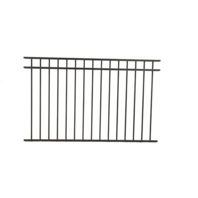 Image showing  6 ft. x 4 ft. Athens 3-Rail Aluminum Fence Panel
