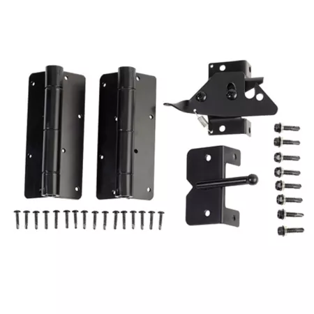 Fortress Building Products Athens Gate Latch and Hinge Kit Gate Hardware