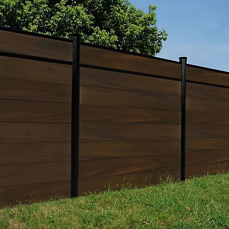 Fortress Building Products Evolver 70 in. x 8.5 in Brown Capped Composite Boards for Fence Panel (4-Pack)