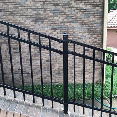 Image showing  46 in. x 90.5 in. Versai Steel Fence Panel