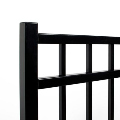 Image showing  4 x 4ft. Versai 3-Rail Steel Fence Gate