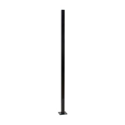 Image showing  7.5 ft. x 6 ft. Versai Steel Line Post with Base Plate