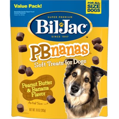 Bil-Jac Peanut Butter & Banana Soft Treats for Dogs