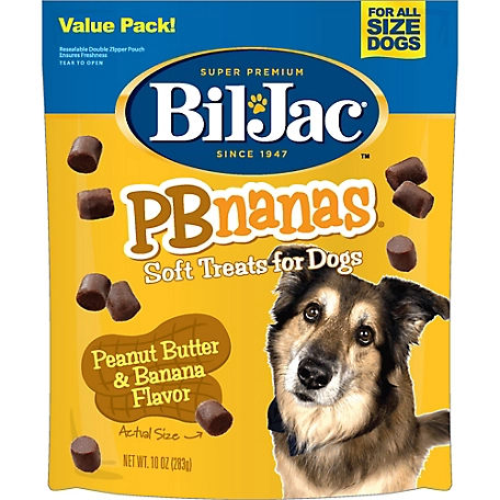 Bil-Jac Peanut Butter & Banana Soft Treats for Dogs