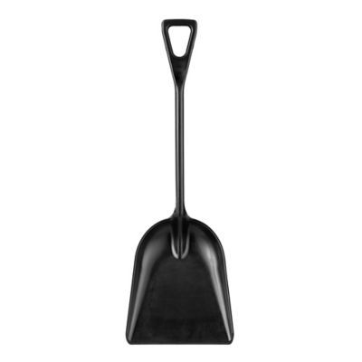 GroundWork 43 in. Black Poly Garden Scoop