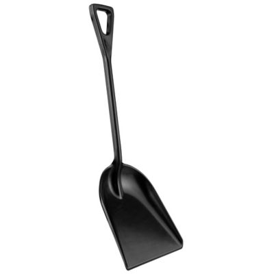Image showing  26.7 in. Poly Handle Black Garden Scoop