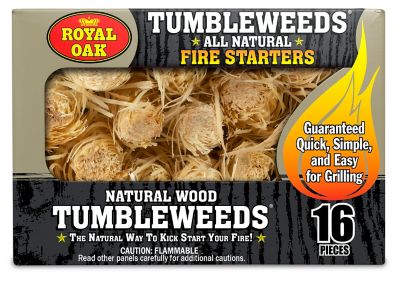 Royal Oak All-Natural Tumbleweeds Fire Starters, 16-Pack