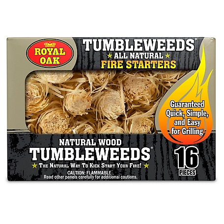 Royal Oak All-Natural Tumbleweeds Fire Starters, 16-Pack
