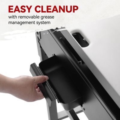 Image showing 6 th Royal Gourmet 2-Burner Propane Gas Flat Top Grill and Griddle, 450 sq. in., Black