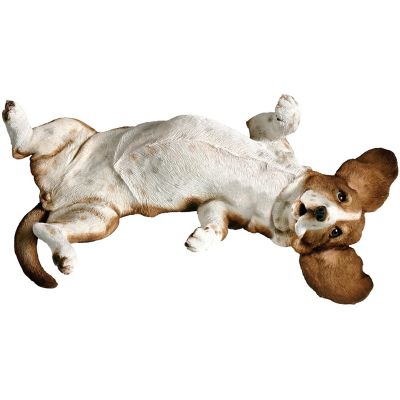 Sandicast Mid Size Basset Hound Dog Sculpture